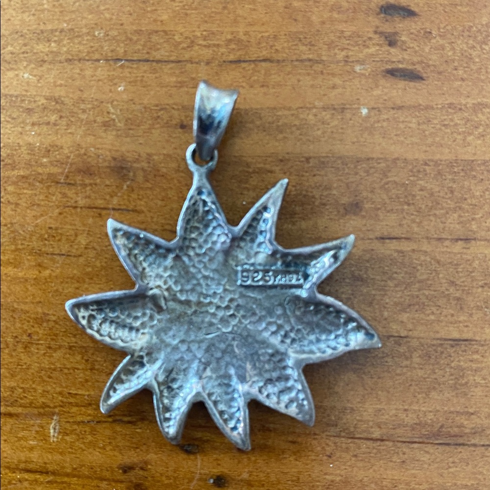 Silver 925 sun charm sunshine sterling silver - Picture 4 of 9